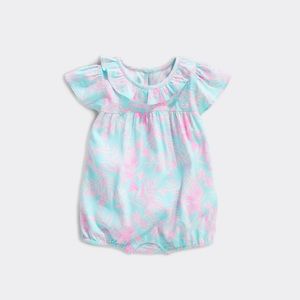 Vineyard Vines Baby Bougainvillea Bubble onesie